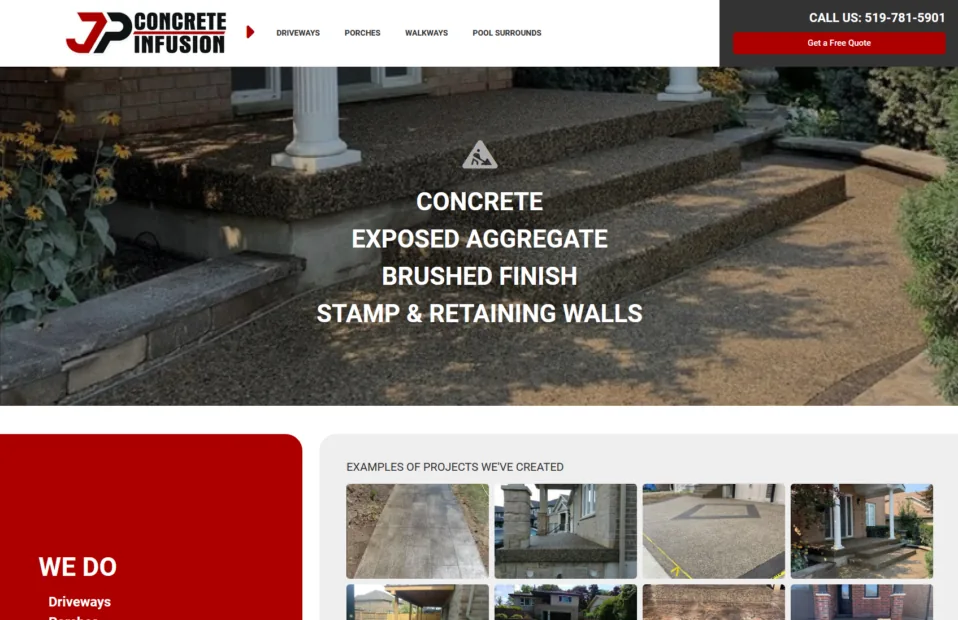 JP Concrete Infusion project screenshot
