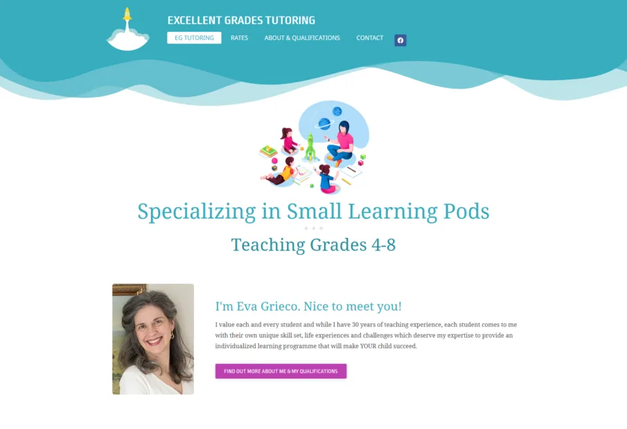 Excellent Grades Tutoring project screenshot