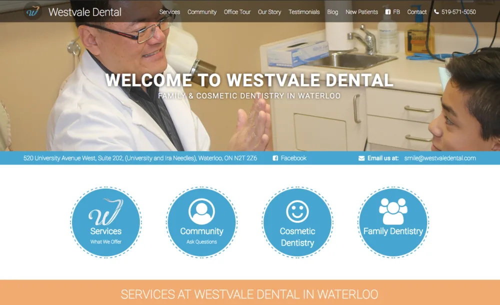 Westvale Dental - A family-friendly dental office in Kitchener Waterloo project screenshot