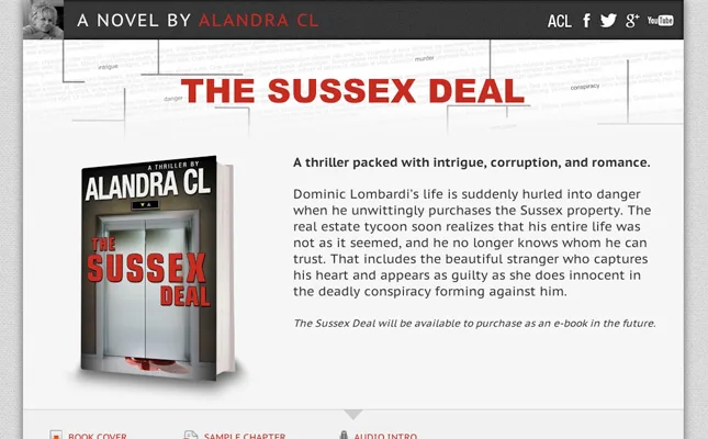 The Sussex Deal Website project screenshot