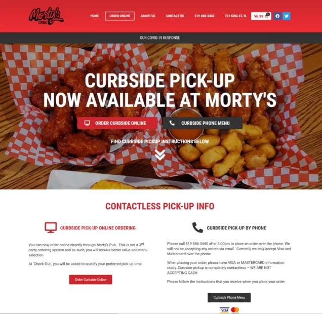 Morty's Pub project screenshot
