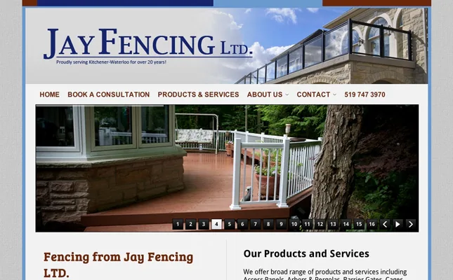 Jay Fencing project screenshot