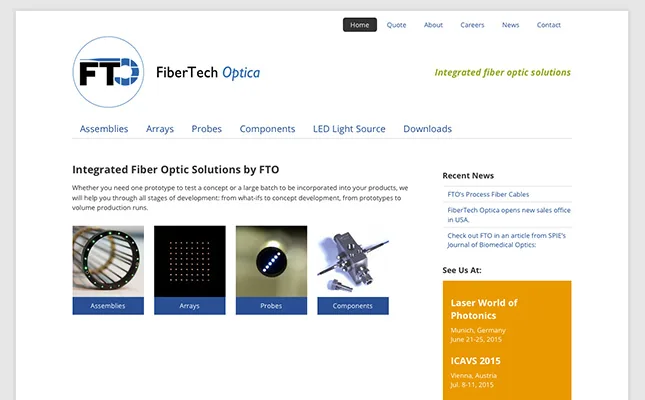 Fiber Tech Optica project screenshot