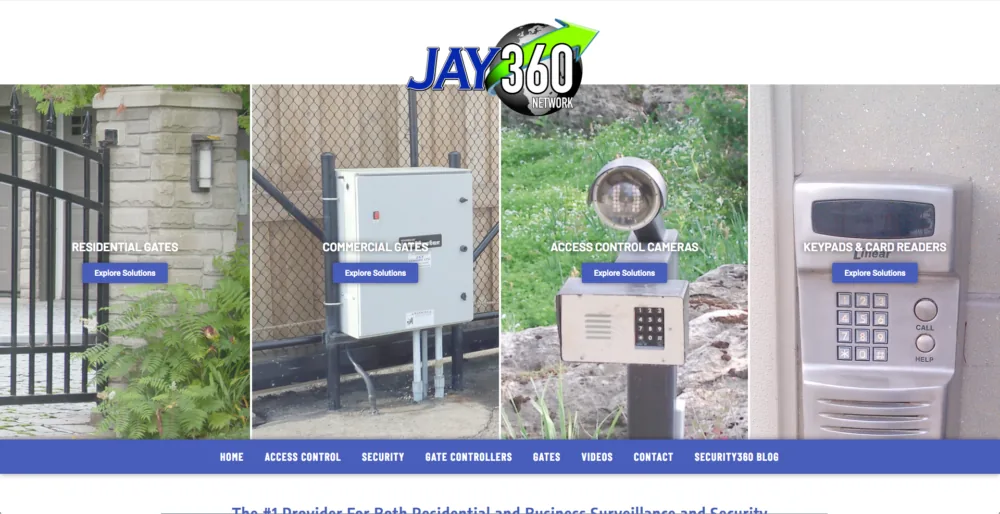 Jay360 Website Re-Design 2018 project screenshot
