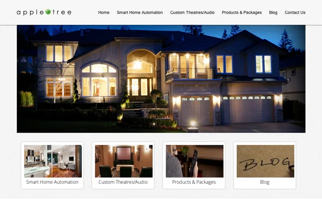 Apple Tree Website project screenshot