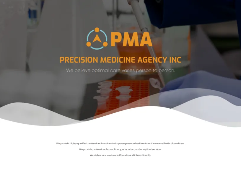Precision Medicine Agency project screenshot