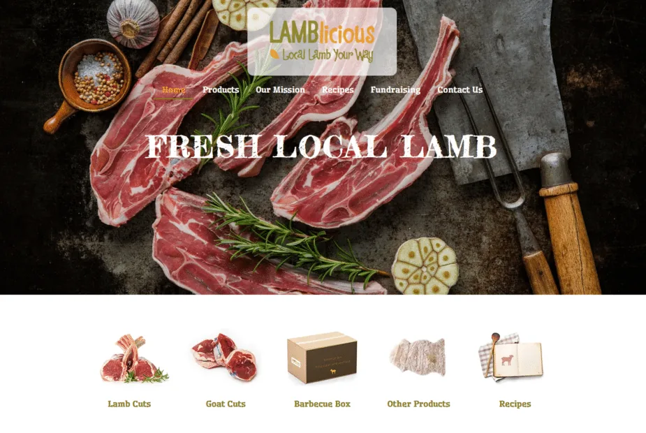 Lamblicious project screenshot