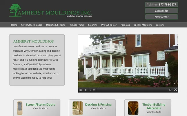 Amherst Mouldings project screenshot