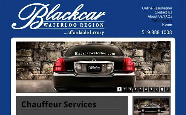 Blackcar Waterloo project screenshot