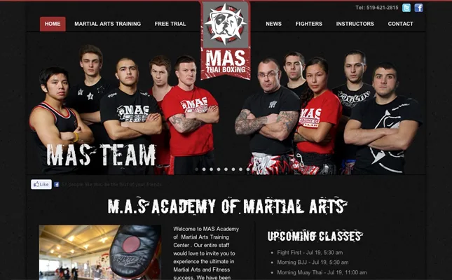MAS Thai Boxing project screenshot