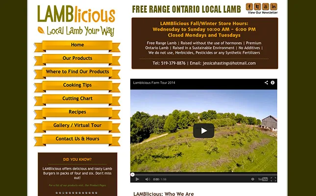 Lamblicious - Local Lamb Your Way project screenshot