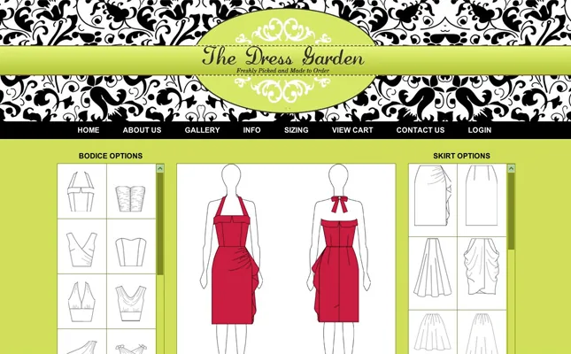 The Dress Garden project screenshot