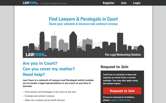 LawTown Website Design Updated project screenshot