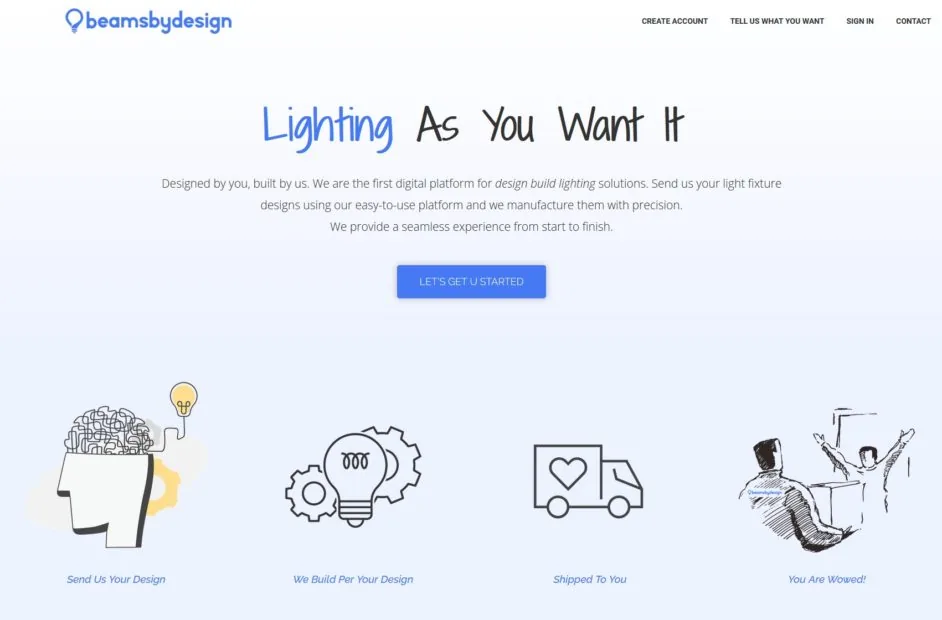 Beams by Design - A Custom Lighting Solution project screenshot