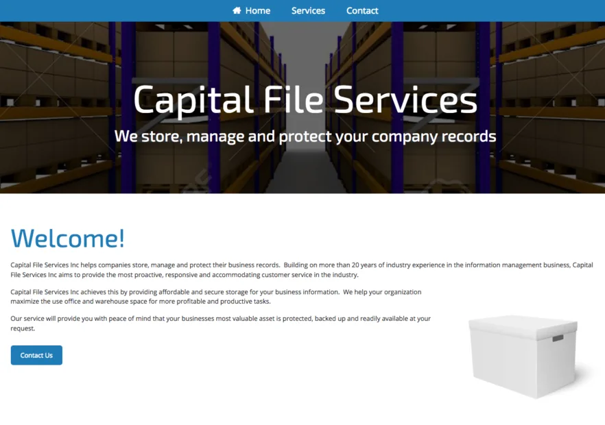 Capital File Services project screenshot