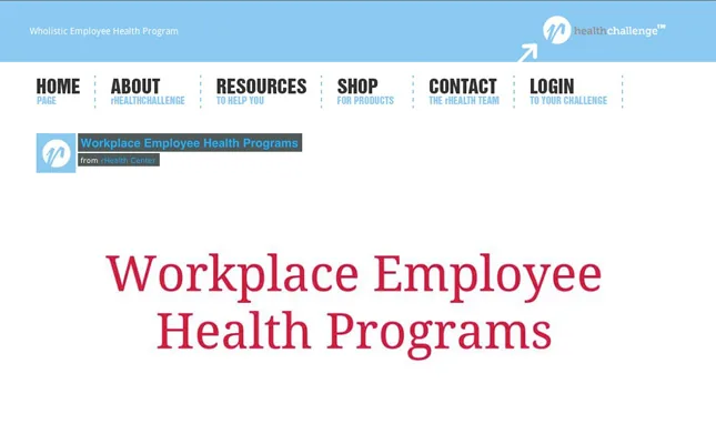 rHealth Challenge project screenshot