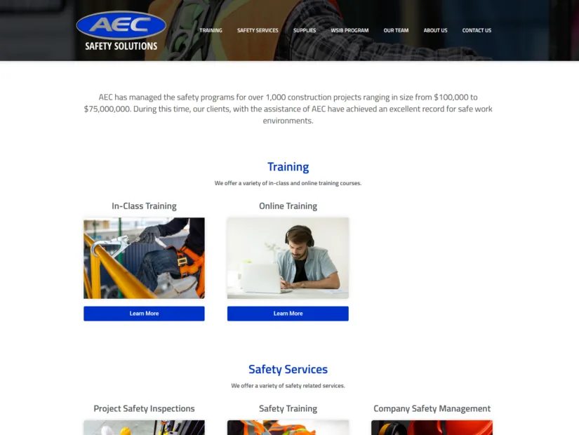 AEC Safety Inc. project screenshot