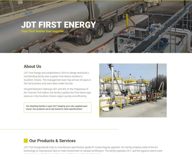 JDT First Energy project screenshot