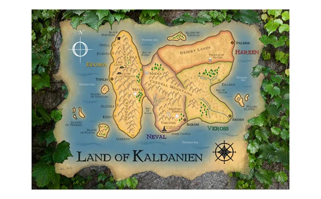 Map of Kaldanien project screenshot