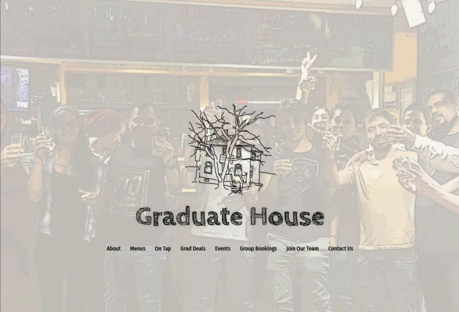 UW Graduate House project screenshot