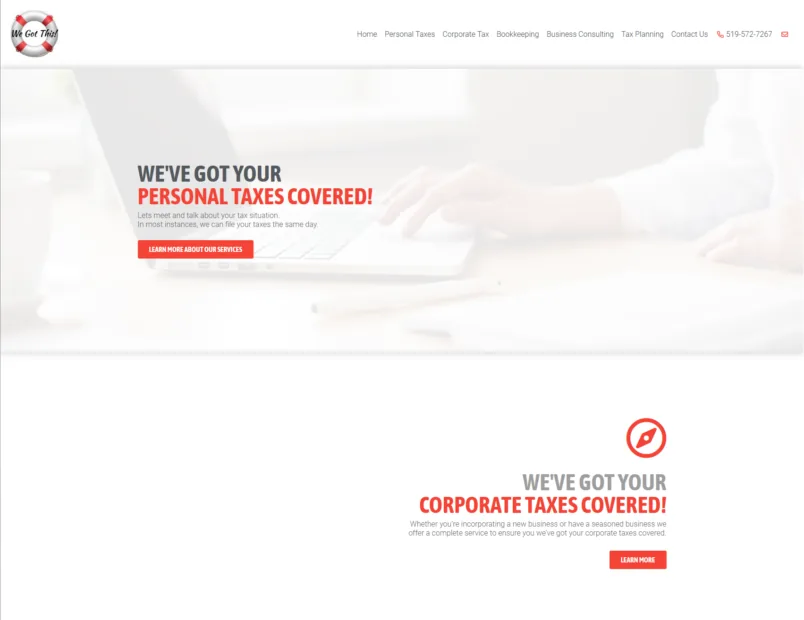 We Got This Bookkeeping project screenshot