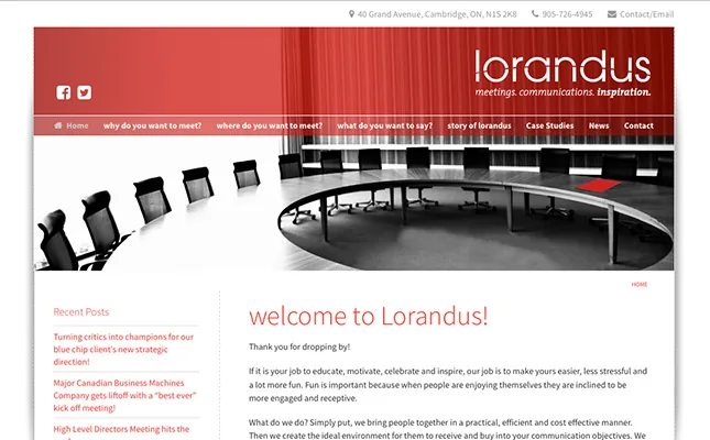 Lorandus Meetings project screenshot